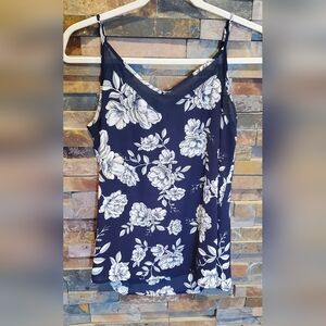 Maurices navy flowered tank